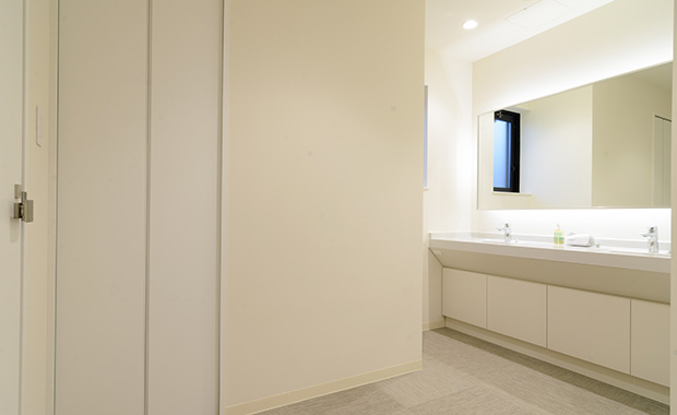 男女別々の更衣室