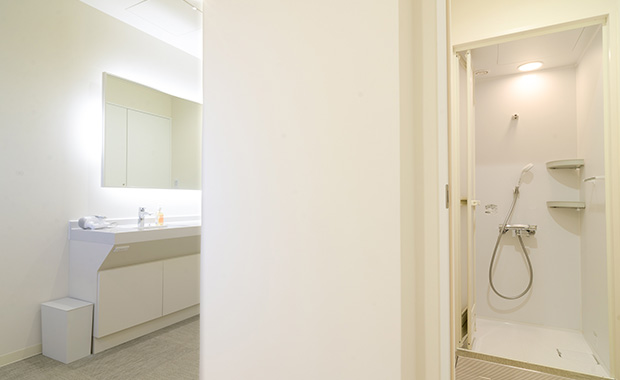 男女別々の更衣室