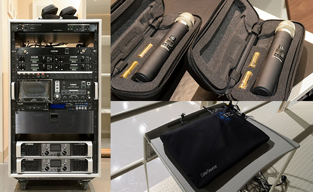 音響設備、証明設備も完備